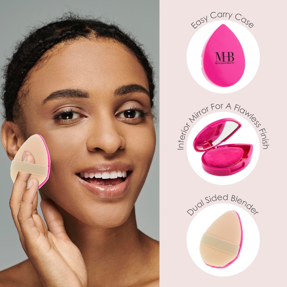 Pink Makeup Sponge Compact - Picture 5 of 10